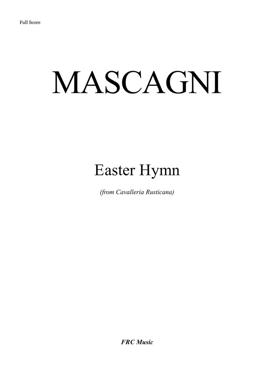 Mascagni: Easter Hymn (from Cavalleria Rusticana) for Choir SSATTB and Piano 4-Part scores gallery preview page 2