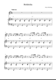 Holdiridia (soprano saxophone solo and piano accompaniment)