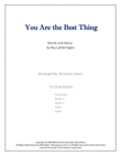 You Are The Best Thing
