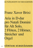 Aria pro Natali Domini in D major