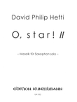 O, Star! II, Mosaic for saxophone solo mini preview