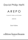 AREPO, Concerto for violin and orchestra mini preview