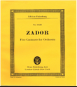 Five contrasts for orchestra