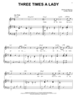 Three Times A Lady [Jazz version] (arr. Brent Edstrom)
