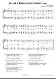 O for a thousand tongues