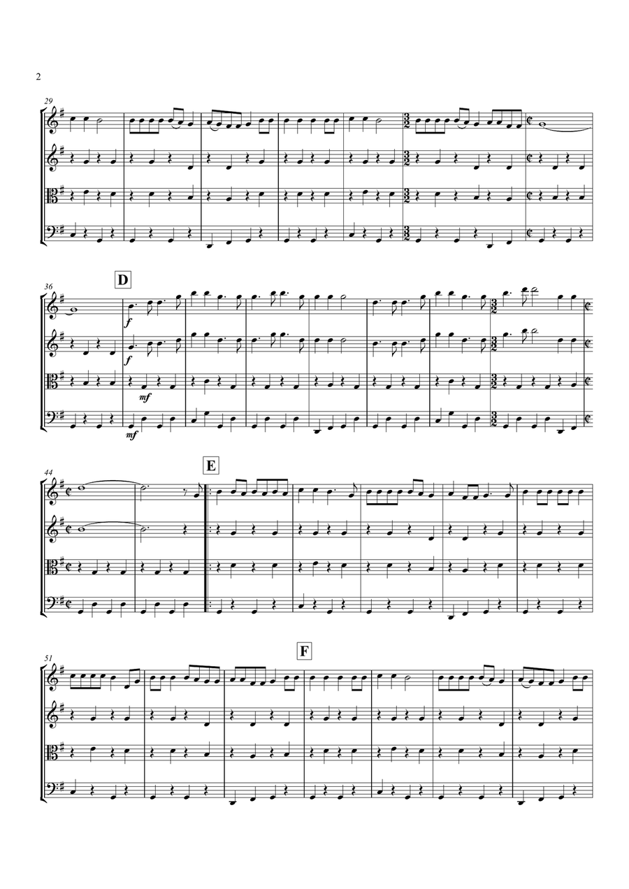 All I Want Is You String Quartet scores gallery preview page 3