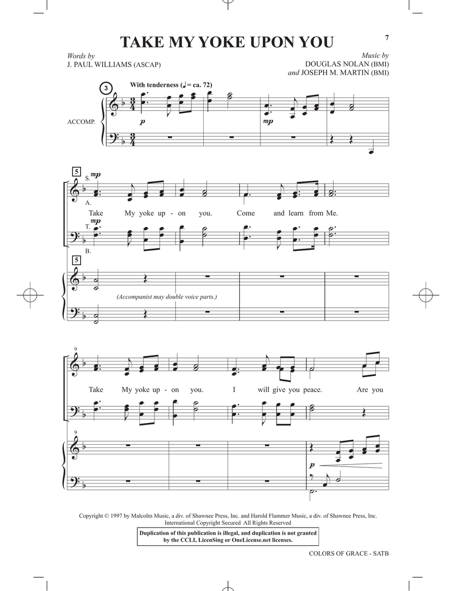 Colors of Grace - Lessons for Lent (New Edition) 4-Part scores gallery preview page 4