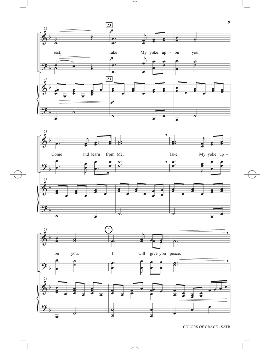 Colors of Grace - Lessons for Lent (New Edition) 4-Part scores gallery preview page 6