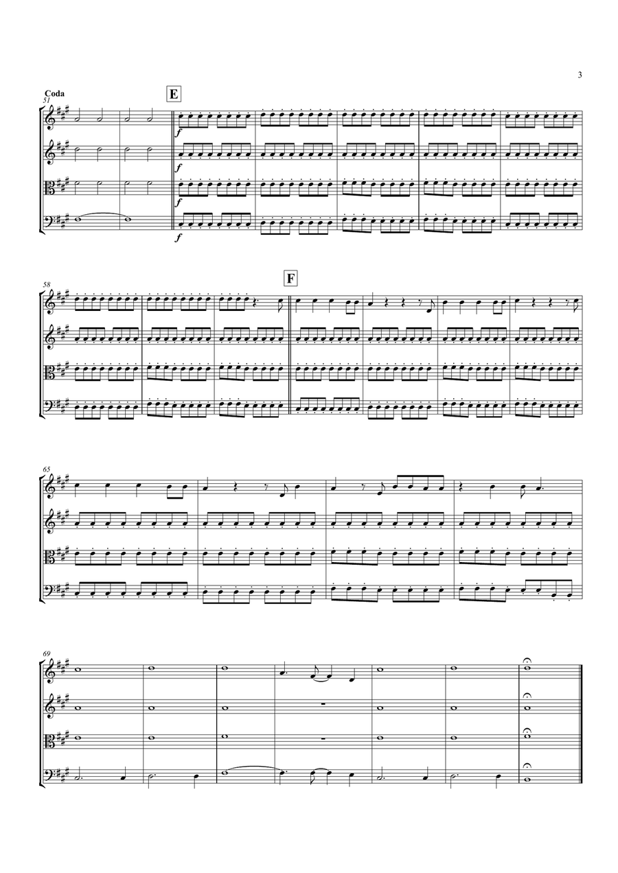 Not Nineteen Forever Not Nineteen Forever String Quartet scores gallery preview page 4