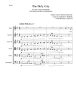 The Holy City, Vocal or Instrumental Solo, With String Ensemble Accompaniment