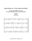 Donut Etudes vol. 3: Don’t Step in the Holes! – Bassoon Quartet