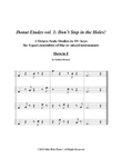 Donut Etudes vol. 3: Don’t Step in the Holes! – Horn Quartet mini preview