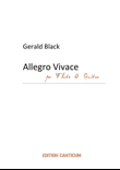 Allegro Vivace For Flute & Guitar
