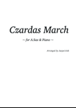 Czardas March for A.Sax and Piano