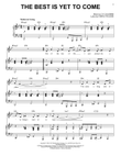 The Best Is Yet To Come [Jazz version] (arr. Brent Edstrom)