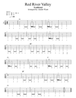Red River Valley For Solo Banjo