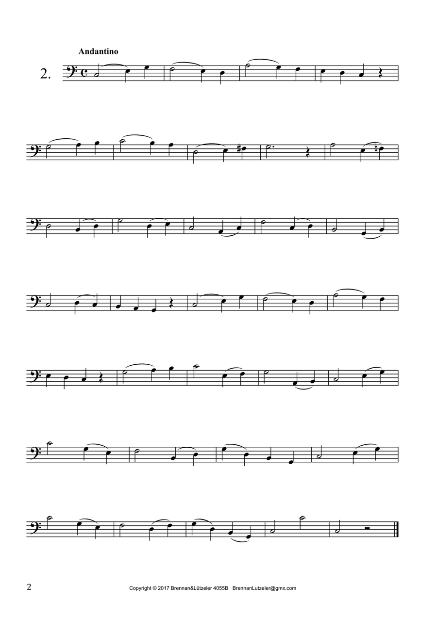 25 Progressive Studies for Bass Recorder Small Ensemble scores gallery preview page 4