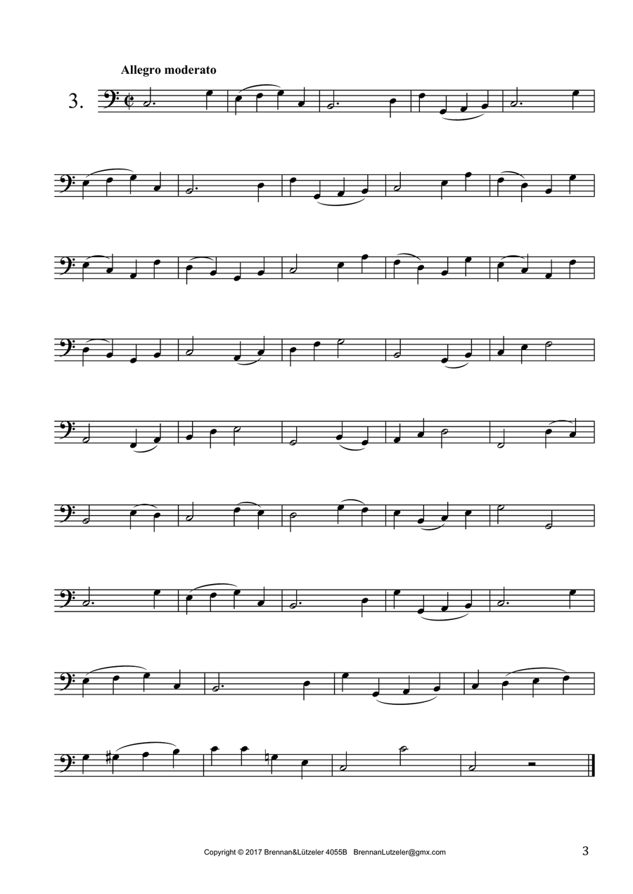 25 Progressive Studies for Bass Recorder Small Ensemble scores gallery preview page 5