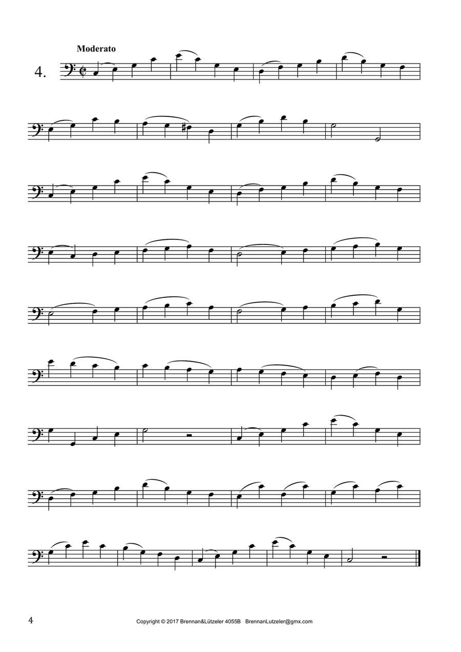 25 Progressive Studies for Bass Recorder Small Ensemble scores gallery preview page 6