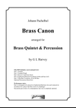 Brass Canon for Brass Quintet & Percussion