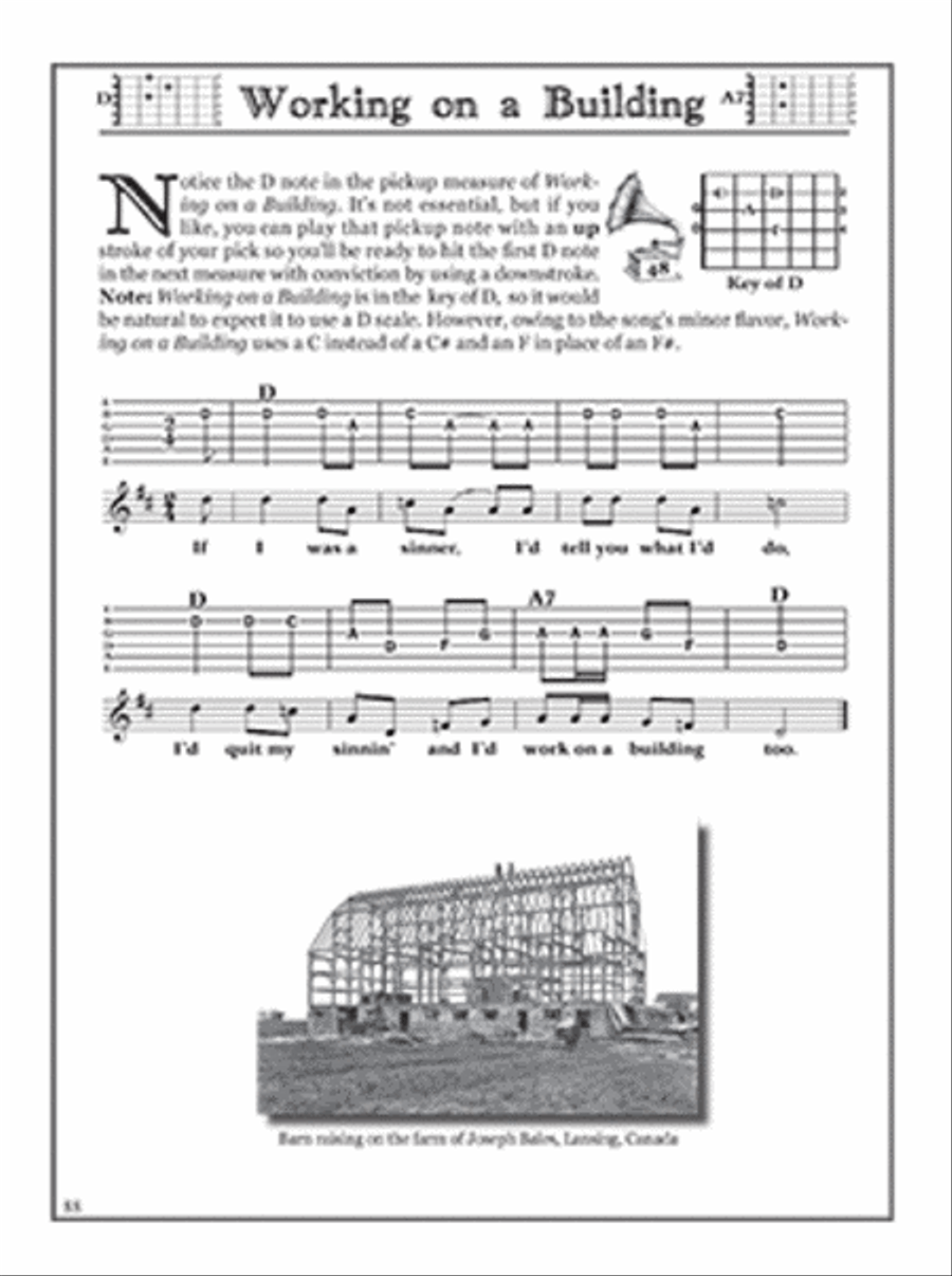 Easy 2-Chord Songs for Guitar-33 Simple Songs with Lyrics, Music & Tab Acoustic Guitar scores gallery preview page 5