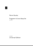 Fragment d'une ébauche