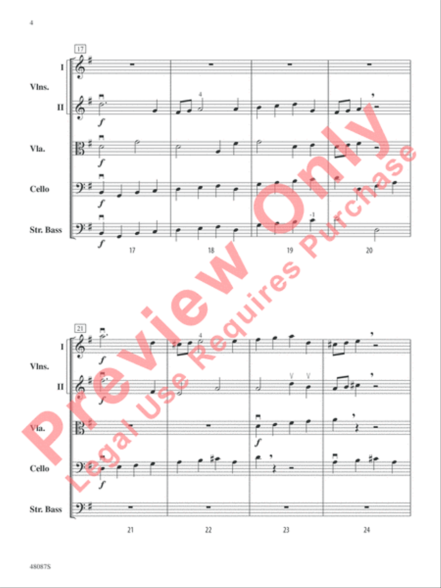Allegro String Orchestra scores gallery preview page 5