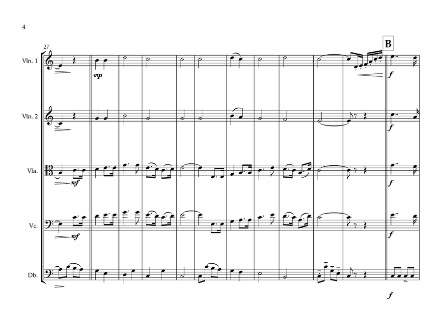 Ethiopian National Anthem for String Orchestra (MFAO World National Anthem Series) String Orchestra scores gallery preview page 4