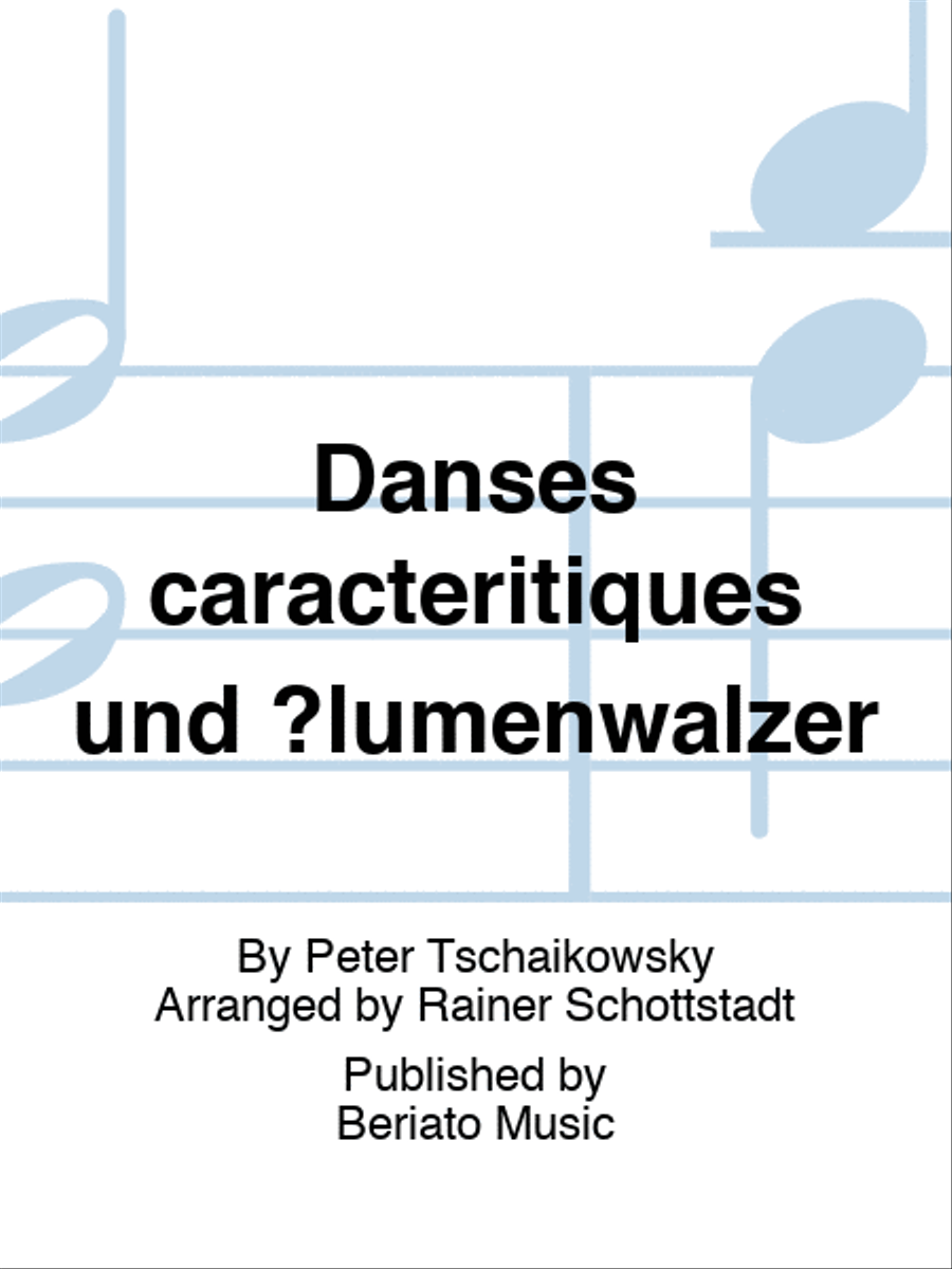 Danses caractéritiques und ?lumenwalzer Saxophone scores gallery preview page 1