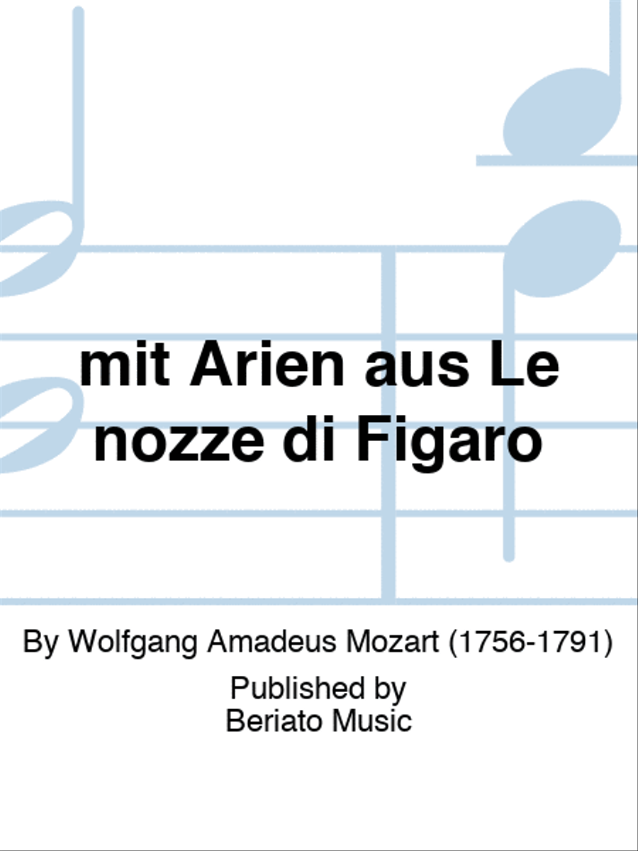 mit Arien aus Le nozze di Figaro Woodwind Quintet scores gallery preview page 1