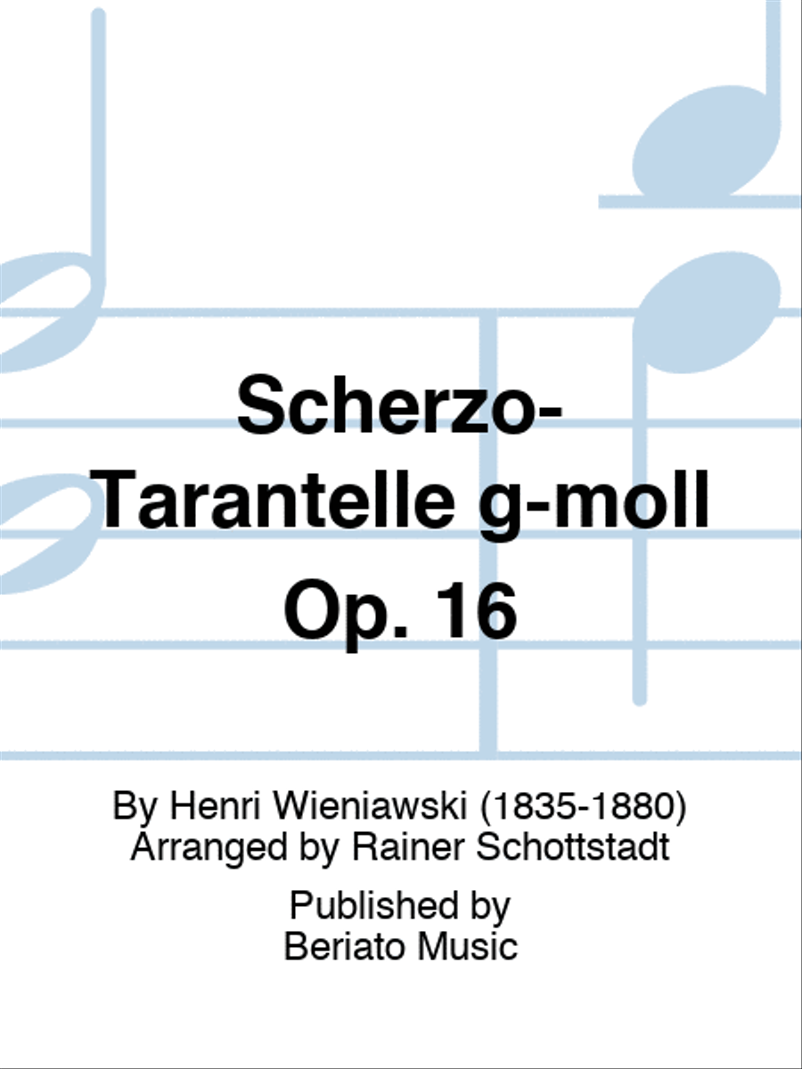Scherzo-Tarantelle g-moll Op. 16 Bassoon scores gallery preview page 1