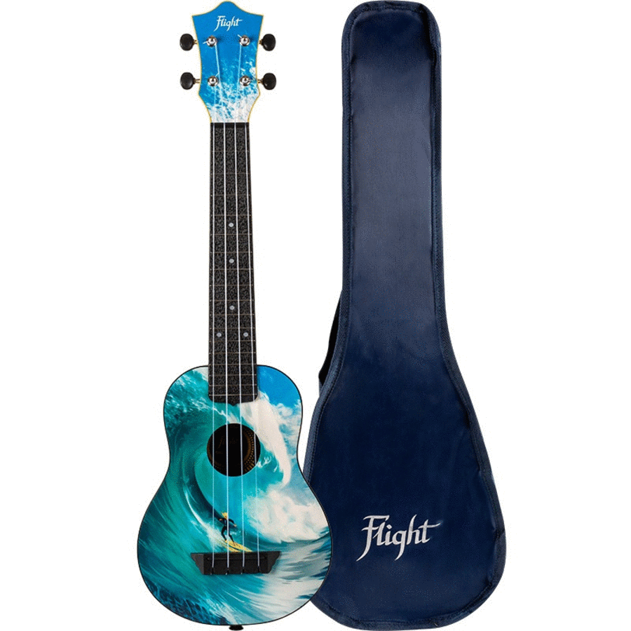 Flight Tusl25 Surf Travel Concert Scale Soprano Uke Soprano Ukulele scores gallery preview page 1