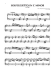 Solfegietto In C Minor, H. 220