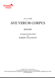 AVE VERUM CORPUS (Mozart) - Score only