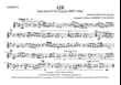 AIR FROM SUITE IN D (BWV 1068) (Bach) - March card parts (A5) only