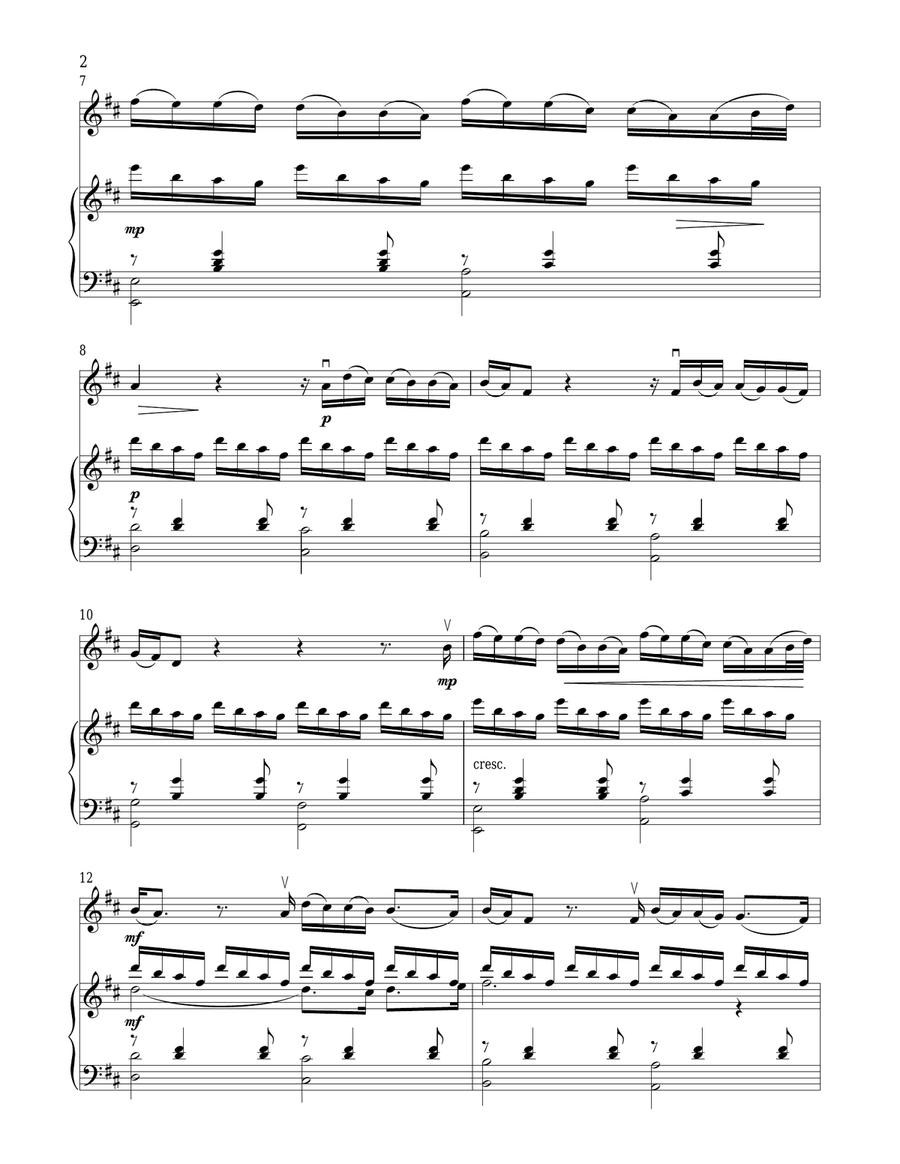 Who Am I? (from Les Miserables) Violin Solo scores gallery preview page 2