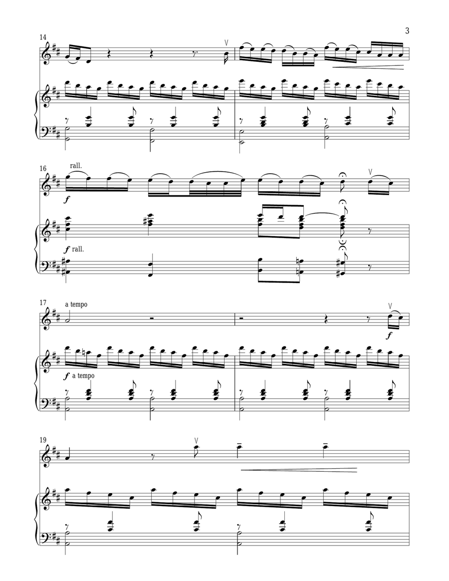 Who Am I? (from Les Miserables) Violin Solo scores gallery preview page 3
