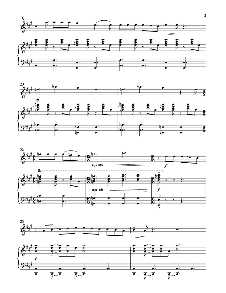 At The End Of The Day (from Les Miserables) Violin Solo scores gallery preview page 3