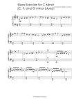 Blues for C minor