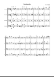 Haendel Sarabanda for cello quartet