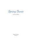 Spring Dance (Score Only)
