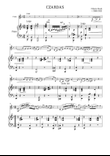 Czardas for violin and piano