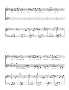 Benedictus (SA duet -or choir- and piano) SA scores gallery preview page 3