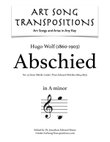 WOLF: Abschied (transposed to A minor)