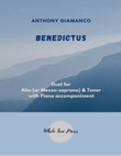 Benedictus (Alto [or mezzo-soprano] and Tenor duet with piano accompaniment)