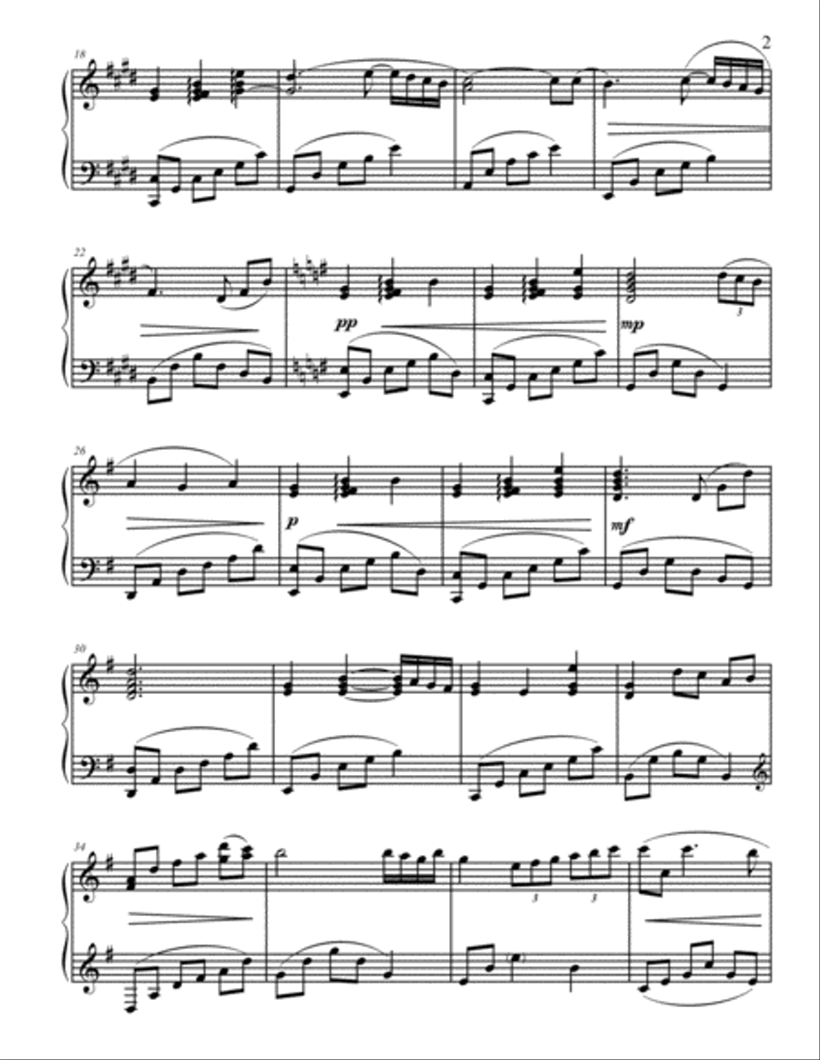 Reflections Piano Solo scores gallery preview page 2