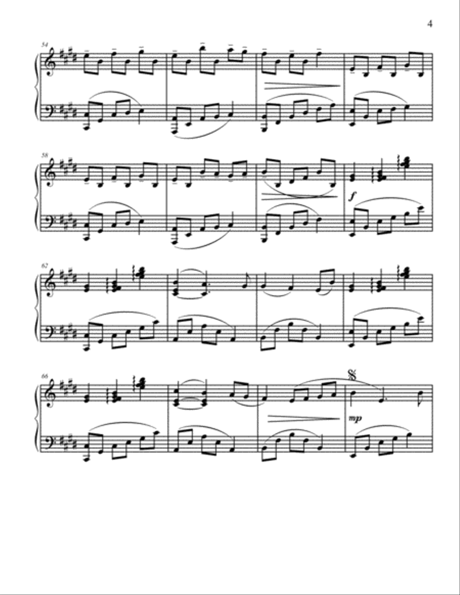 Reflections Piano Solo scores gallery preview page 4