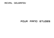 Four piano etudes