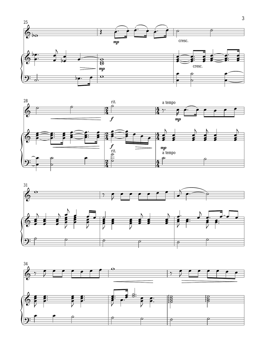 I Dreamed A Dream (from Les Miserables) Violin Solo scores gallery preview page 3
