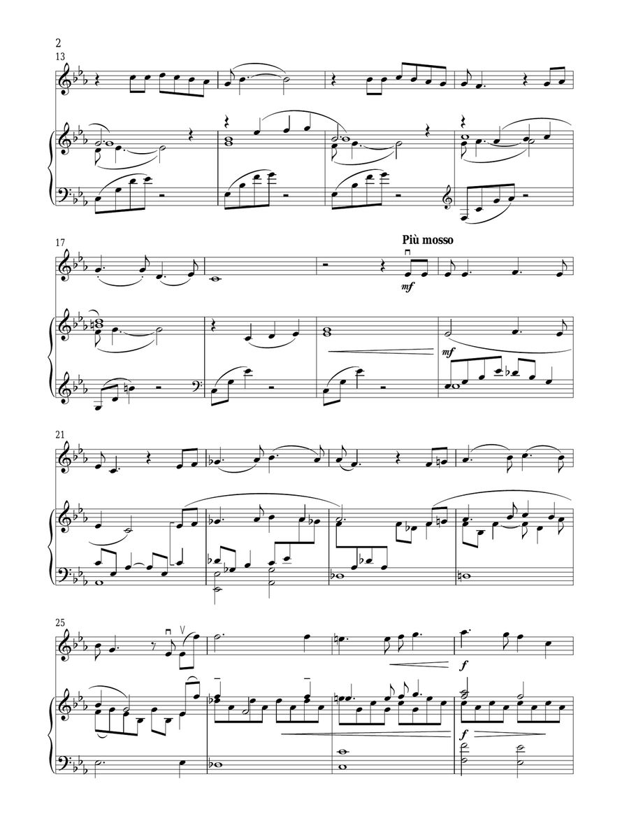 Empty Chairs At Empty Tables (from Les Miserables) Violin Solo scores gallery preview page 2